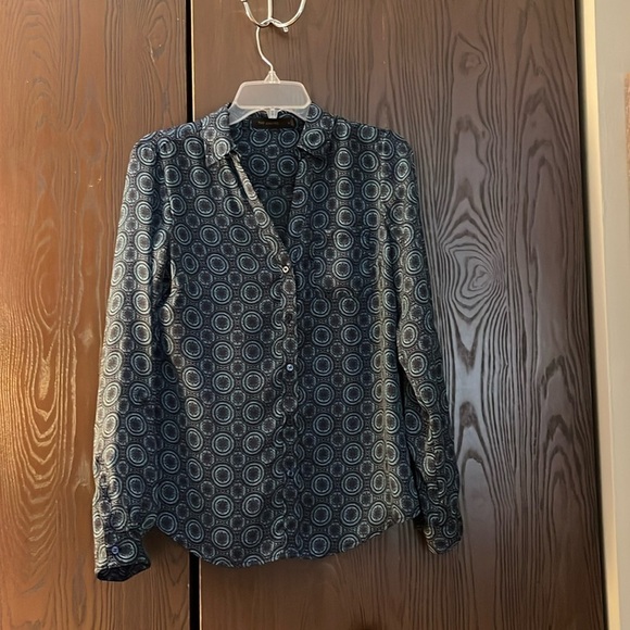 The Limited long sleeved, sheer blouse. Button down front. Size Small. - Picture 1 of 10